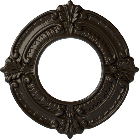 Benson Ceiling Medallion (Fits Canopies Up To 4 1/8), 9OD X 4 1/8ID X 5/8P